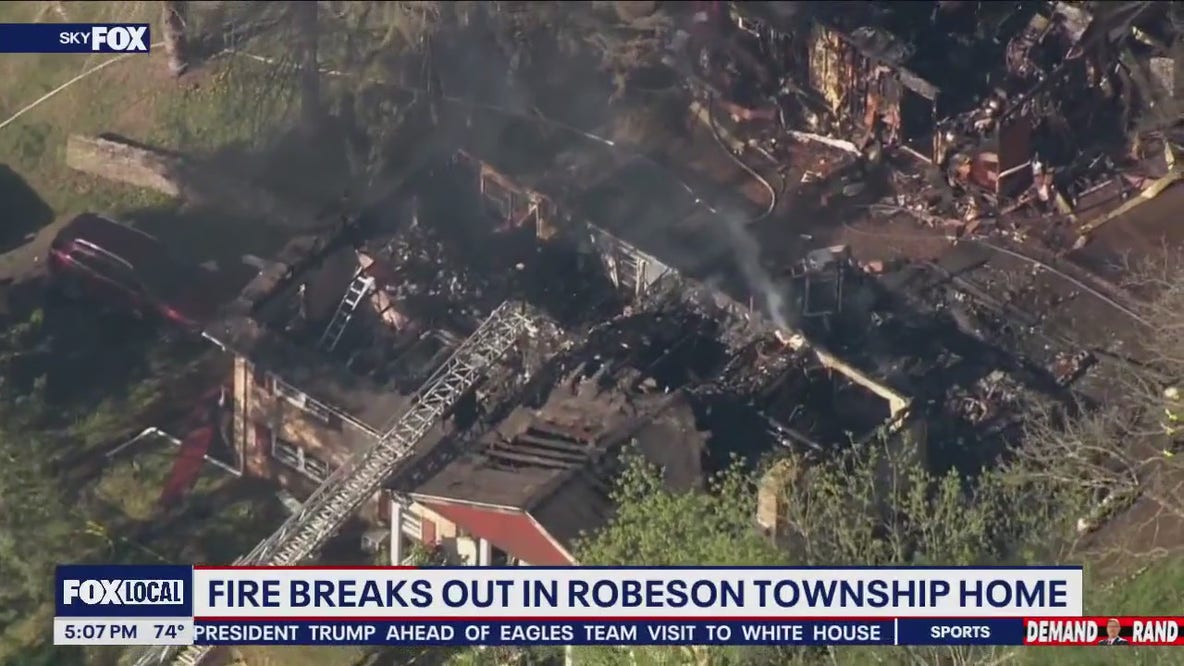 Deadly fire breaks out at home in Robeson Township